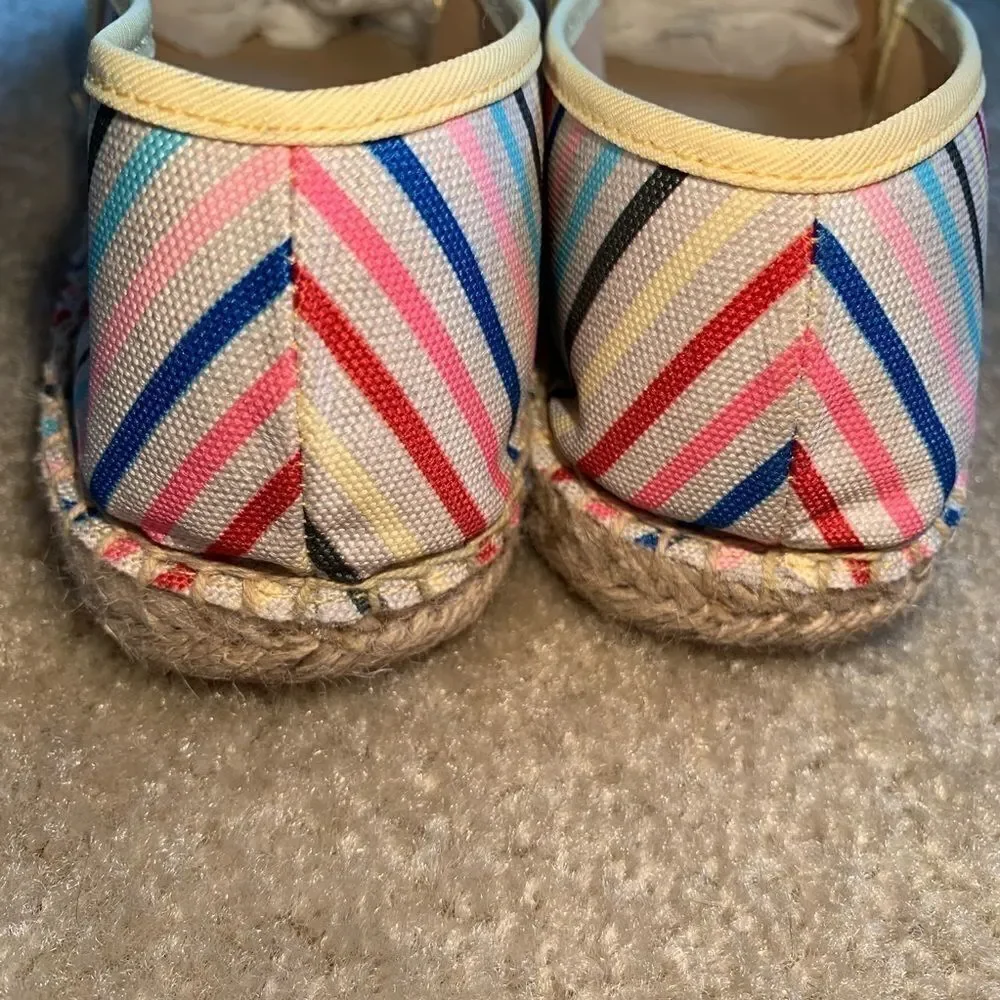 Talbots striped espadrilles